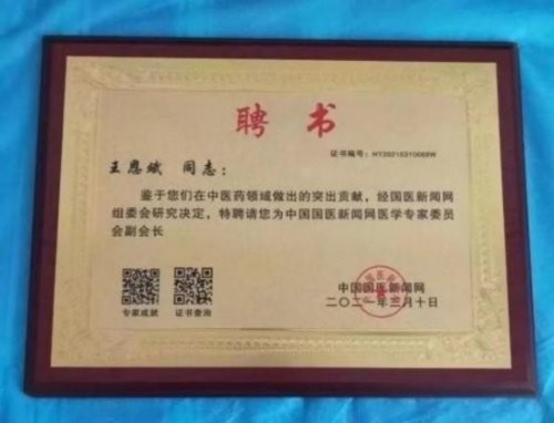 落实两会精神 岐黄赋能健康 中华医圣王叔和第八十七代传承王恩斌