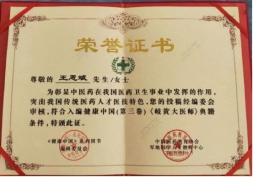 落实两会精神 岐黄赋能健康 中华医圣王叔和第八十七代传承王恩斌