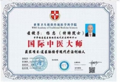 道医脉络学现代疗法创始人——国医名师杨忠