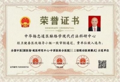 道医脉络学现代疗法创始人——国医名师杨忠